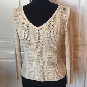 St. John Evening Sweater in Candlelight 🕯 Ivory